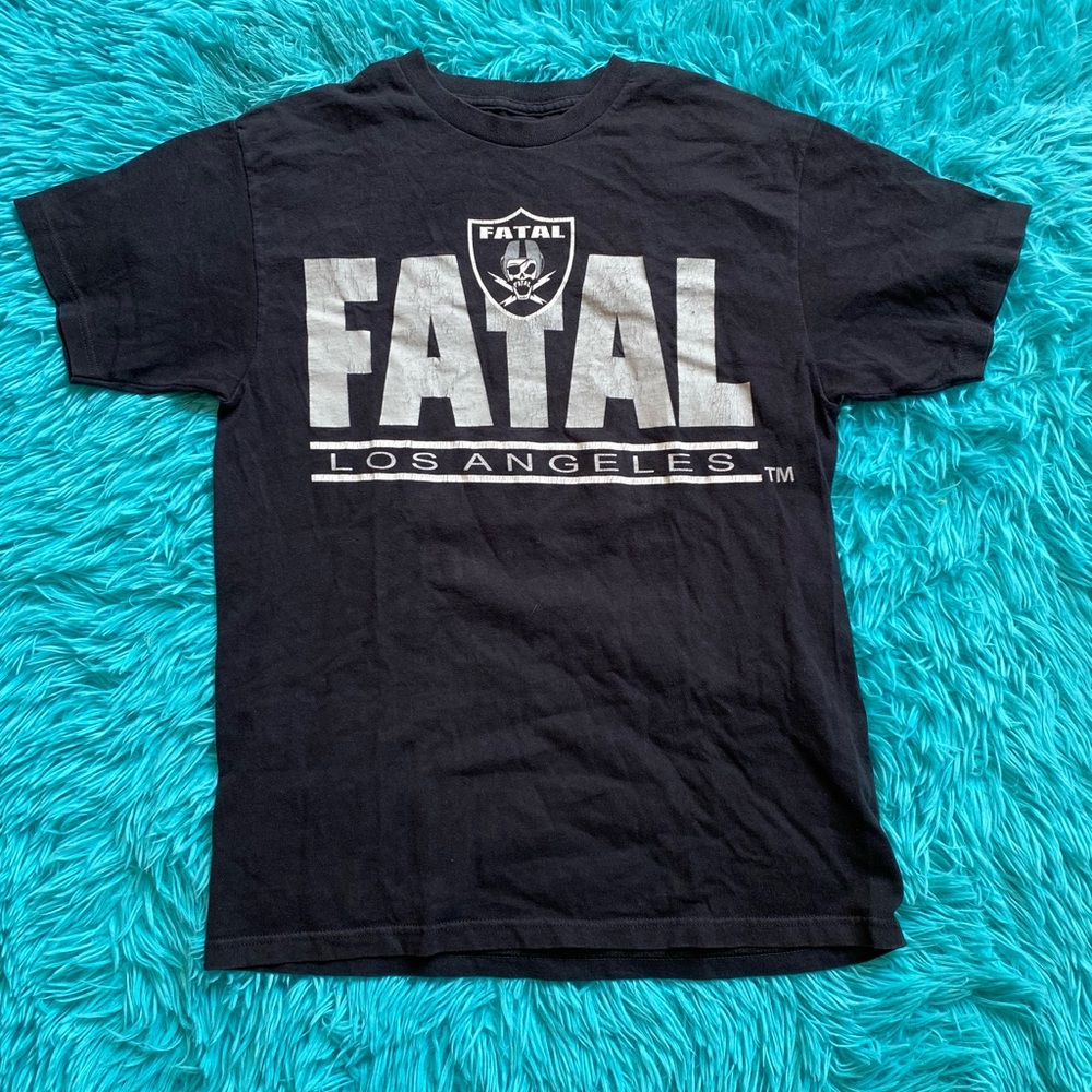 Fatal los angeles raiders skull shirt